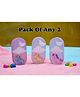 THE LITTLE LOOKERS Handmade Unicorn Themed Organic Soap Pack of 2 - 100 gm