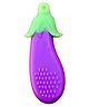Mastela Super Soft Silicone Teether Brinjal Shape - Multicolor
