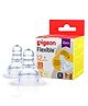 Pigeon Peristaltic LL Size Y Cut Nipple Pack of 2 - White