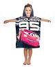 Disney Lightning Queen Cars  Hooded Poncho Towel - Black