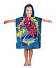 Marvel Slinger Web Spiderman Hooded Poncho Towel - Blue