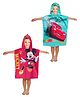 Disney Athom Mickey Mouse & Cars Hooded Bath Towel Pack of 3 - Multicolour