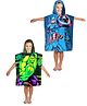 Marvel Captain America and Hulk Hooded Bath Towel Pack of 2 - Blue