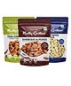 Nutty Gritties Barbeque Almonds Thai Chilli Blend & Pepper Cashews Pack of 3 - 600 gm Total