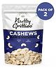 Nutty Gritties 100% Natural Whole Cashew Nuts W240 Pack of 2 - 200 gm Each