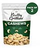 Nutty Gritties Roasted Cashews Pack of 2 - 200 gm
