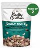 Nutty Gritties Salted Mixed Nuts with Almonds Cashews Macadamias Hazelnuts Pista Kernels Pack of 2 - 200 gm Each