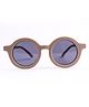 Knotty Ribbons Kids Round Sunglasses - Brown