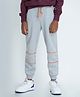 Mackly Full Length Printed Track Pant - Grey Melange
