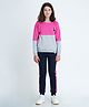 Mackly Full Length Side Tape Detailing Track Pants - Navy Blue