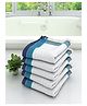 Athom Living 100% Premium Cotton Bath Towel Pack Of 5 - White