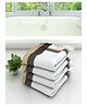 Athom Living 100% Premium Cotton Bath Towel Pack Of 4 - White