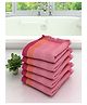 Athom Living 100% Premium Cotton Bath Towel Pack Of 5 - Pink