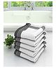 Athom Living 100% Premium Cotton Bath Towel Pack Of 5 - White