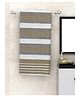 Athom Living 100% Premium Cotton Bath Towel Diamond Flower Print - Grey