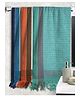 Athom Living 100% Premium Cotton Bath Towel Waffle Border Pack Of 3 - Multicolor