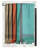 Athom Living 100% Premium Cotton Waffle Border Bath Towels Pack Of 4 - Multicolor