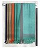 Athom Living 100% Cotton Bath Towel Waffle Border Pack Of 6 - Multicolour