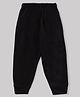 KAVEE 100% Cotton Biowashed Full Length Lounge Pant Solid Print - Black