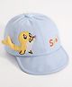 Babyhug Seal Embroided Baseball Cap - Blue