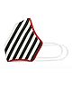 Airific Face Mask Stripe Print - Black and White