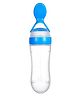 Safe-O-Kid 90ml Squeezy Silicone Feeder Spoon for Babies  Assorted Shades  BPA-Free