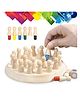 Chocozone Wooden Memory Matchstick Chess Game - Brown