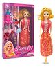 KiddyBuddy Fashion Doll with with Sister & Accessories Multicolour - Height 26.5 cm (Accessories & Dress May Vary)