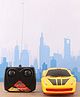 KV Impex 4 Function DriftKing Remote Control Car with Lights - Yellow