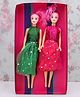 KV Impex Fashion Dolls Pack of 2 - Height 27 cm (Print and color may vary)