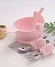  Snail Shaped Feeding Set of 3- Pink