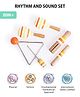 Intellibaby Rhythm & Sound Wooden Music Set Level 10 - Multicolor