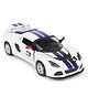 Kinsmart Die Cast Pull Back Lotus Exige Model Car Toy - White