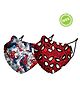 Nirvana Being Marvel Eye 2 Eye & Spidey Sense Face Mask Small Multicolor - Pack Of 2