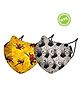 Nirvana Being Marvel - Peter Tingle & Zap Face Mask Extra Small Multicolor - Pack Of 2