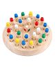 Toyshine Wooden Memory Match Stick Chess Game Set - Multicolour