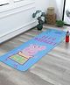 Saralhome Peppa Woven Digital Print Antiskid Yoga/Exercise Mat   Blue. 70cm x 170cm