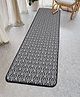 Saralhome Cotton Jacquard Bedside Runner  Black. 55cm x 180cm