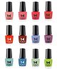 Moraze Vegan Nail Polish Pack Of 8 - 5 ml Each
