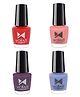 Moraze Vegan Nail Polish Pack Of 4 - 5 ml Each