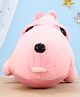 EDU KIDS TOYS Happy Dog Soft Toy Light Pink - Length 25 cm