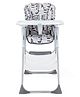 Joie Snacker 2-In-1 High Chair Logan Printed - White Grey