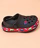 Neoz Logo  Design Clogs - Black