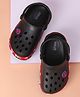 Neoz Logo  Design Clogs - Black