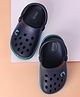 Neoz Slip On Clogs Logo Design  - Navy