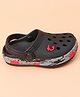 Neoz Casual Clogs Logo Desgin - Black (Button Color May Vary)