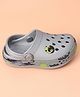 Neoz Casual Clogs Logo Desgin - Grey (Button Color May Vary)