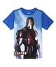 Marvel by Wear Your Mind Half Sleeves Character Print Tee - Royal Blue