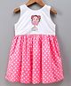 Orrigany Sleeveless Frock Girl Print - Pink