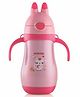 Borosil Hydra Happy Sipper Stainless Steel Vacuum Insulated Flask Water Bottle Pink - 260 ml